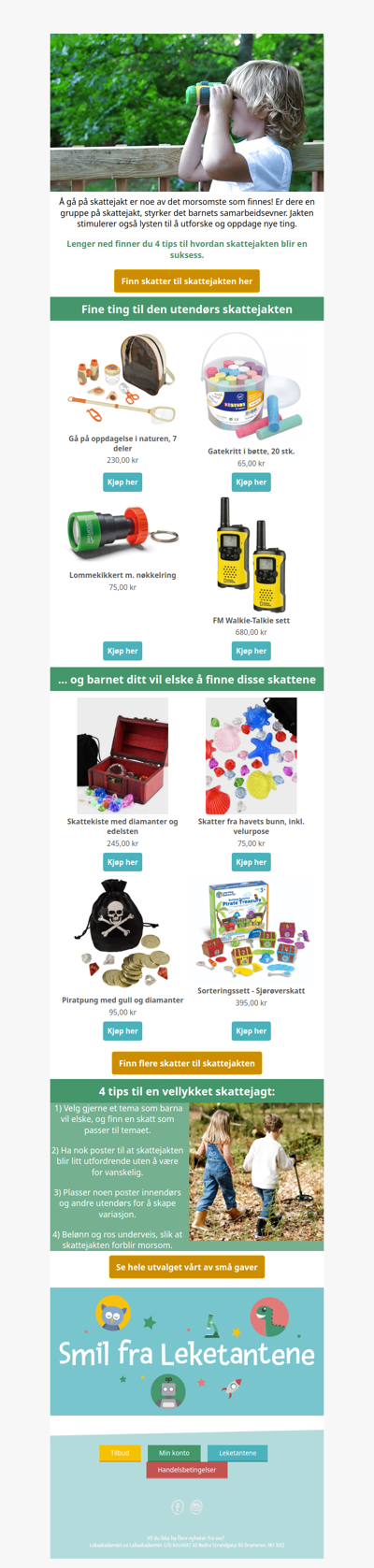 På tide med en skattejakt 🏆🌳