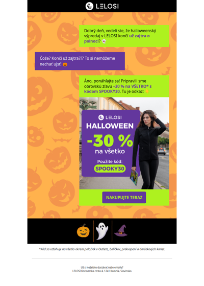 Prepáčte, že vás obťažujeme... 👻