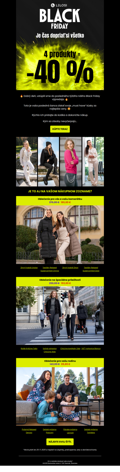 POSLEDNÝ týždeň Black Friday výpredaja 🖤