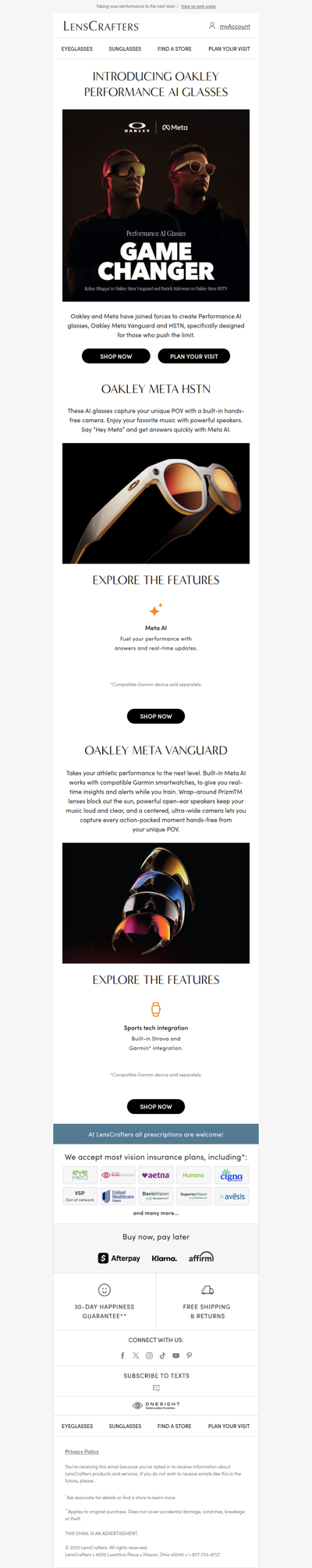 Experience the power of Oakley Meta HSTN & Vanguard