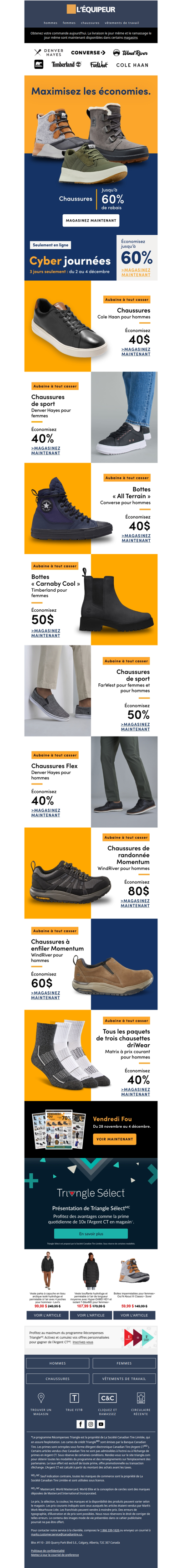 Faites le plein avec des économies ce Cyber lundi 🛒