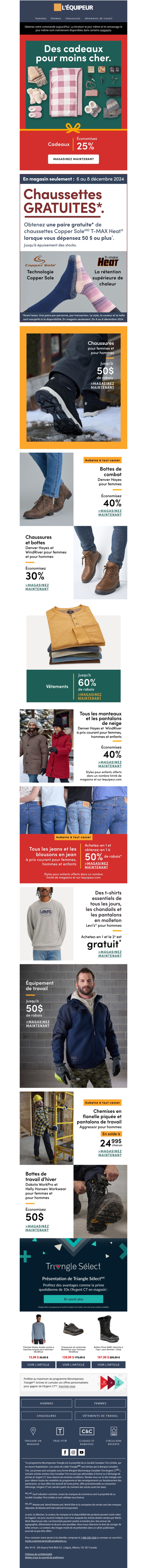 Économisez 25 % sur des cadeaux pour tout le monde🎁