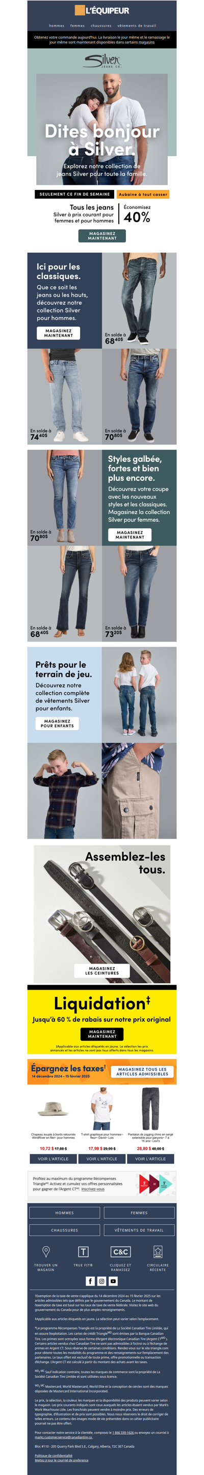 Ce Weekend Seulement. Économisez 40 % Sur Les Jeans Silver