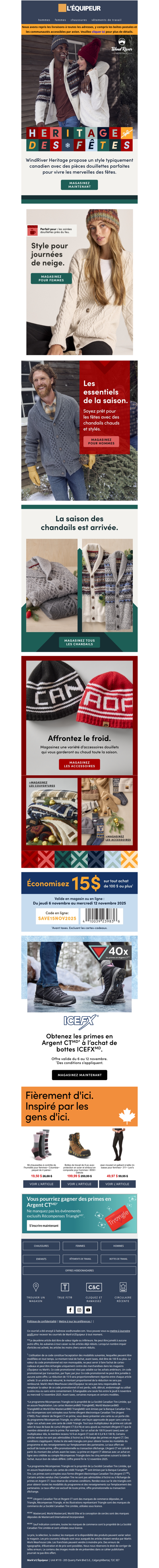 C’est la saison des chandails ❄️