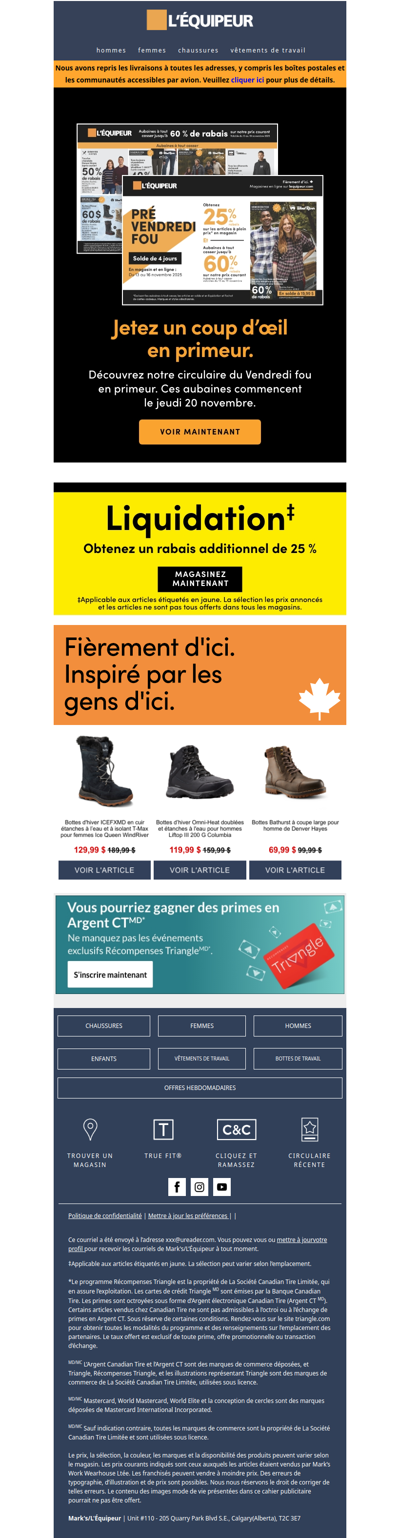 Aperçu : circulaire du Vendredi fou 👀