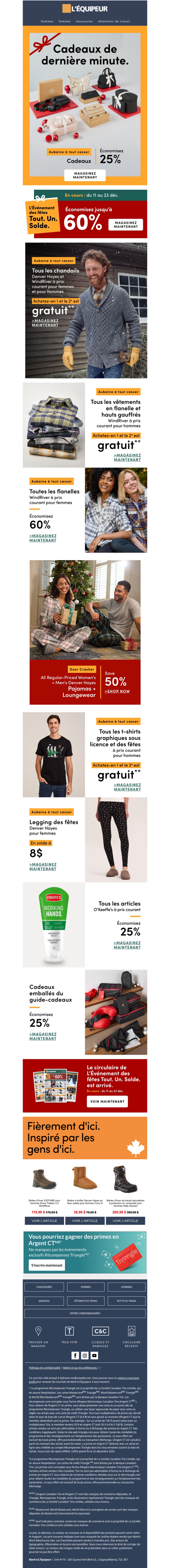 Cadeaux de dernière minute à petits prix 🎁