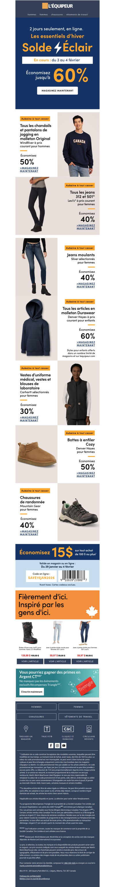 Solde Éclair ⚡ Se termine ce soir