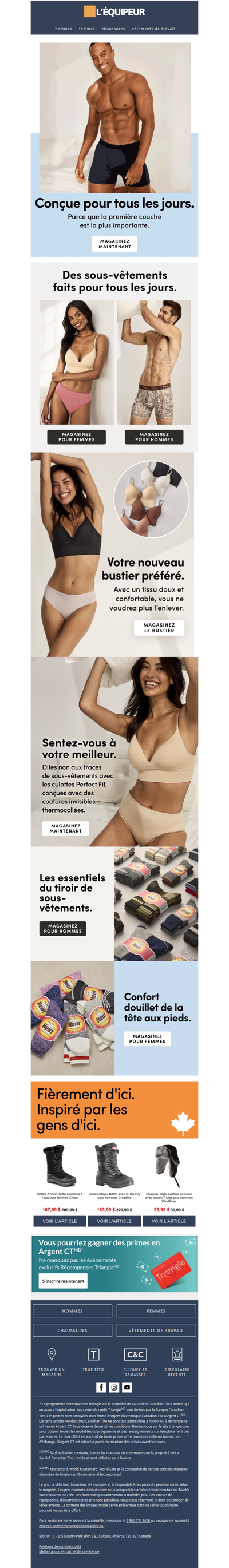 Rafraîchissez votre tiroir de sous-vêtements