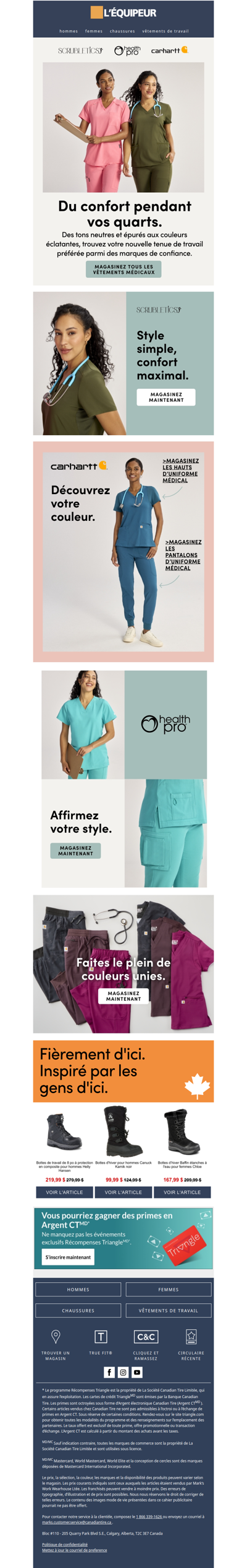 Des vêtements médicaux confortables et stylés