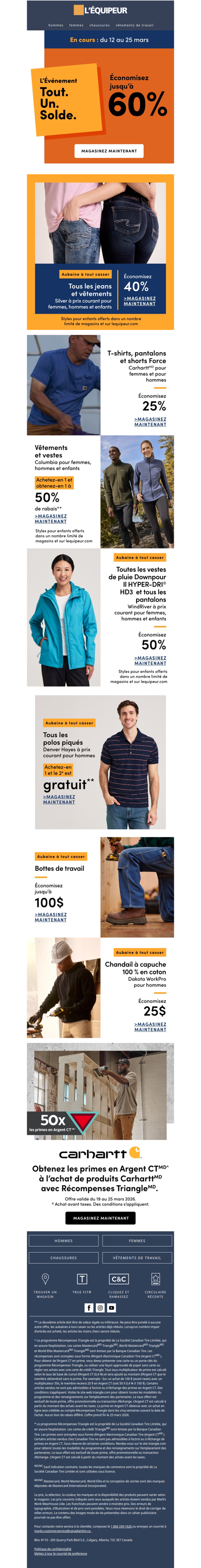 Se termine ce soir : L’Événement Tout. Un. Solde. tire à sa fin 🟧