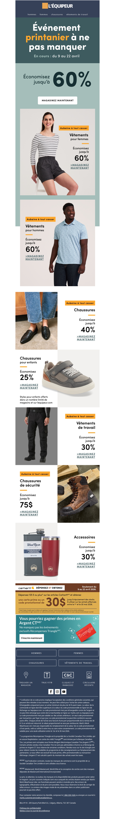 Les meilleures aubaines : Événement printanier à ne pas manquer ‼️