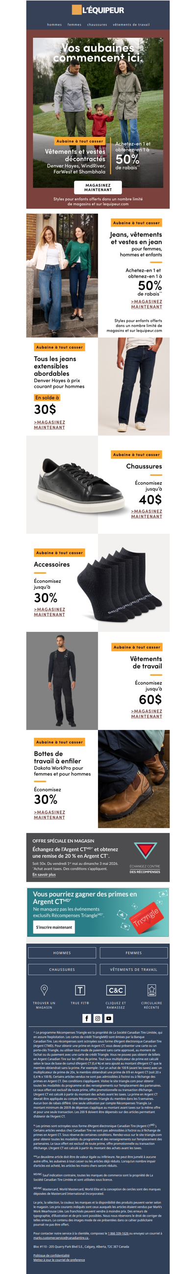 Les meilleures aubaines de la semaine sont arrivées 🟧