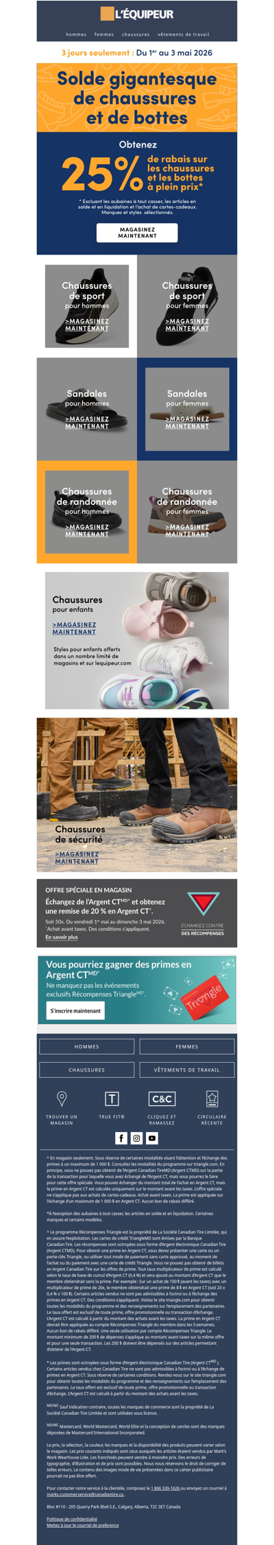 En cours : solde gigantesque de chaussures et de bottes 🥾