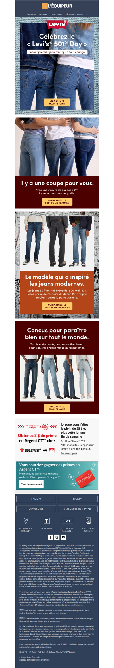 Joyeux « Levi's® 501® Day »👖