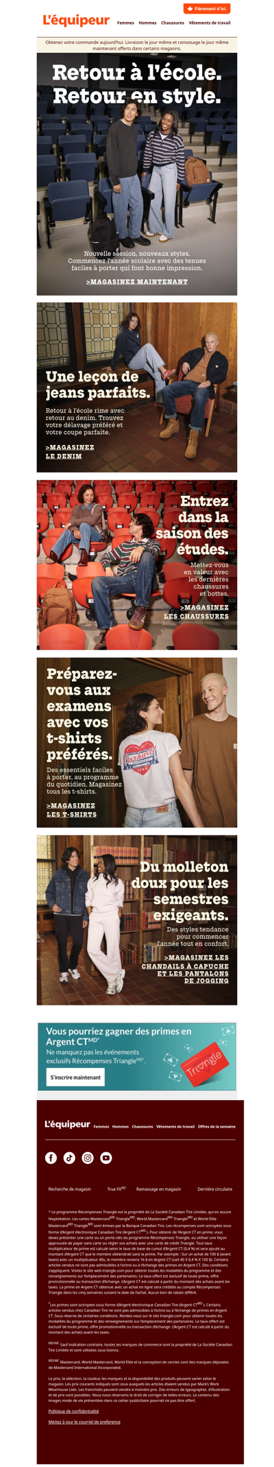 Retour en classe. Retour en force.