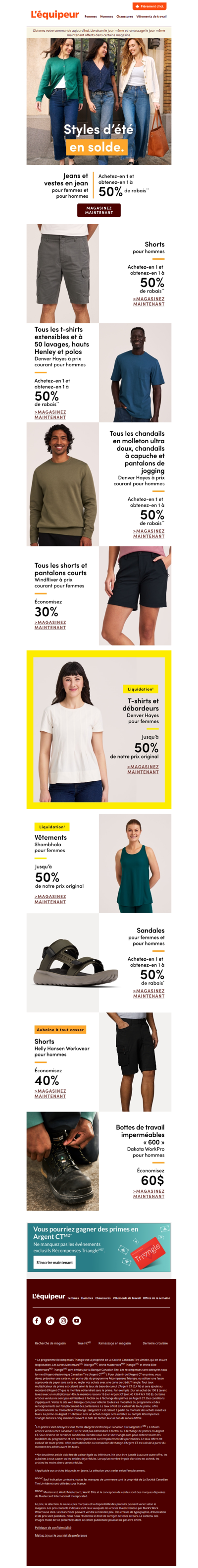 Styles d’été en solde 🌻