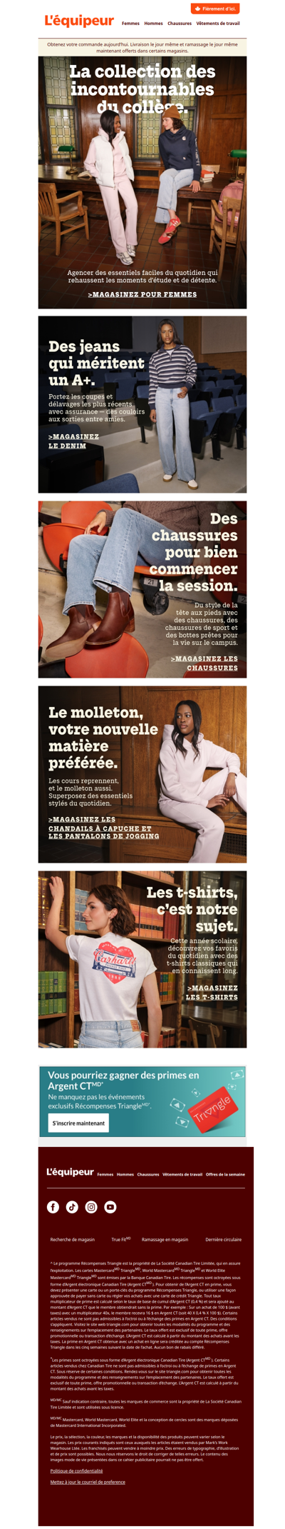 Préparez-vous pour le campus