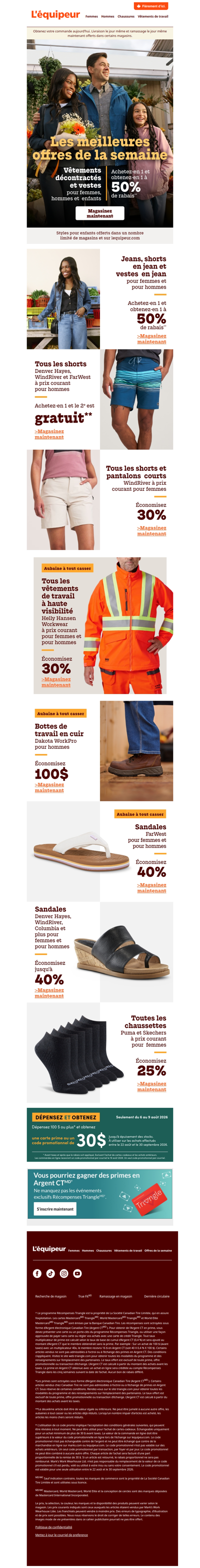 Les meilleures aubaines de la semaine sont arrivées 🟧