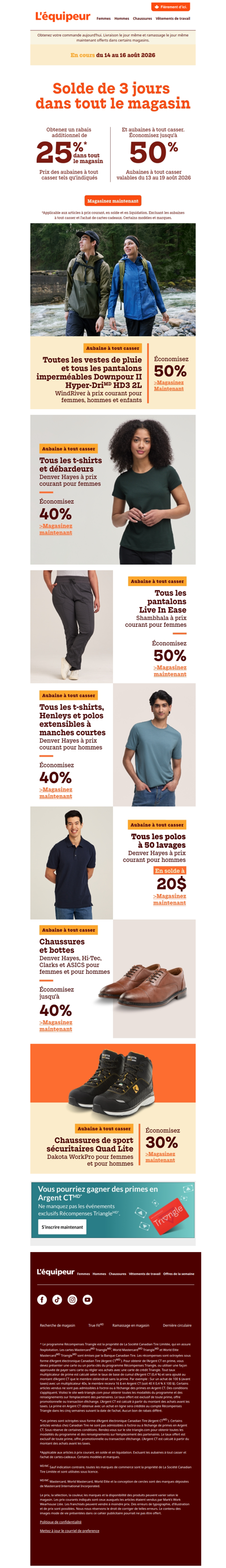 Les meilleures aubaines de la semaine sont à l’intérieur 👀
