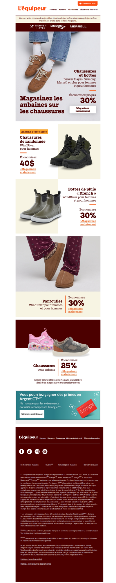 Partez sur les sentiers avec des chaussures de randonnée en solde 🟧