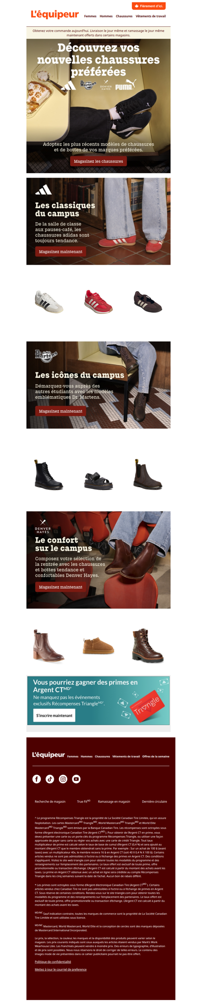 Arrivez sur le campus avec style