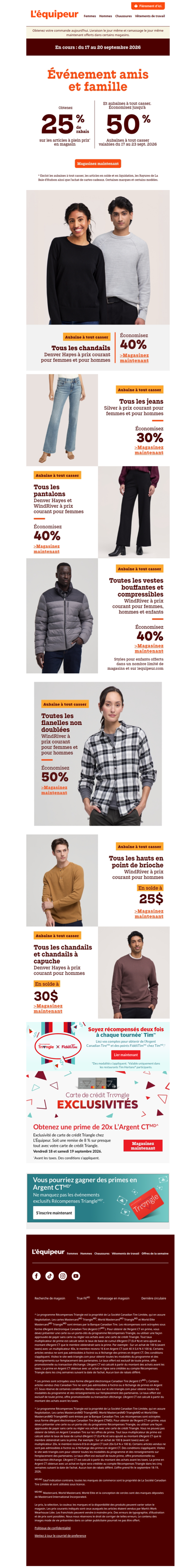 L’Événement Famille et amis est en cours ‼️