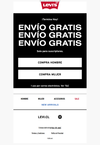 🛒 ¡Aprovecha, último día para comprar con envío gratis solo para ti!