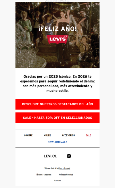 ✨ Gracias por un 2025 icónico. Vamos por un 2026 con más estilo 👖