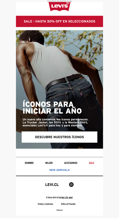 👖 Íconos para iniciar el año con estilo Levi's