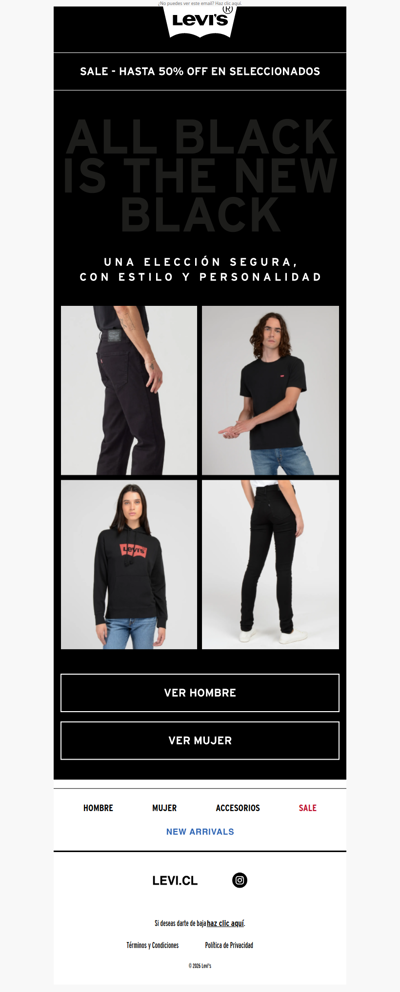 All black is the new black 🖤 Estilo que nunca falla