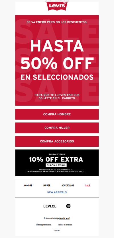 Última oportunidad de enero 🛒 hasta 50% OFF + 10% EXTRA