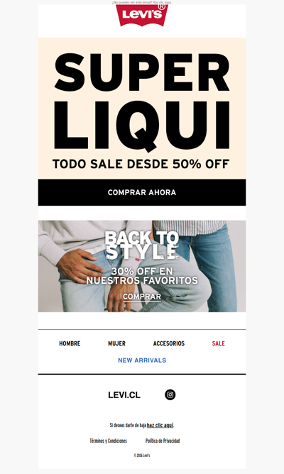 🚨 Super Liqui: todo SALE desde 50% OFF