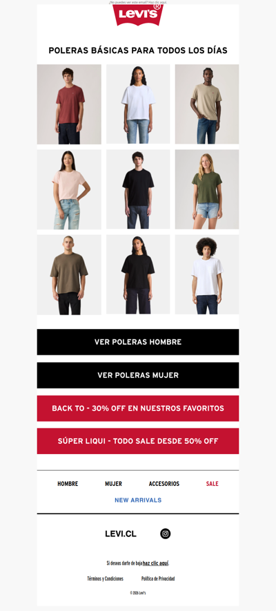 Un buen look empieza con una buena polera 👕