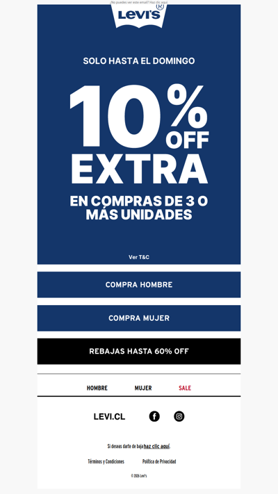 Solo hasta el domingo ⏳ 10% OFF extra en todo el sitio