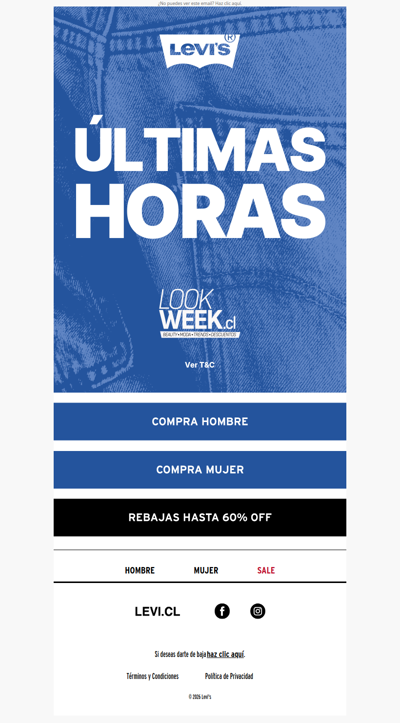 Últimas horas ⏰ LookWeek, lo mejor desde 30% OFF