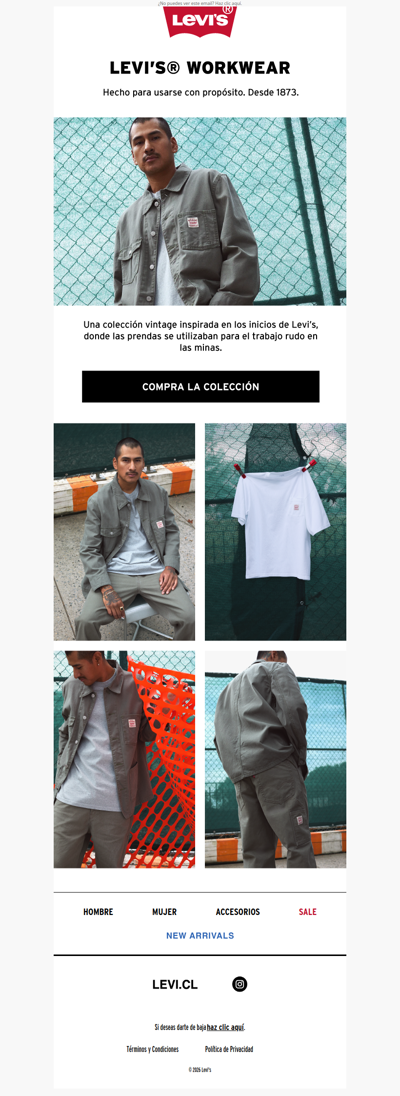 El origen del denim, reinterpretado 👖 Levi's Workwear