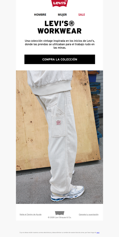 Levi's Workwear ⚒️ historia hecha para usarse👖