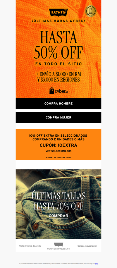 🚨 Últimas horas, aprovecha hasta 50% OFF + 10% EXTRA en todo el sitio