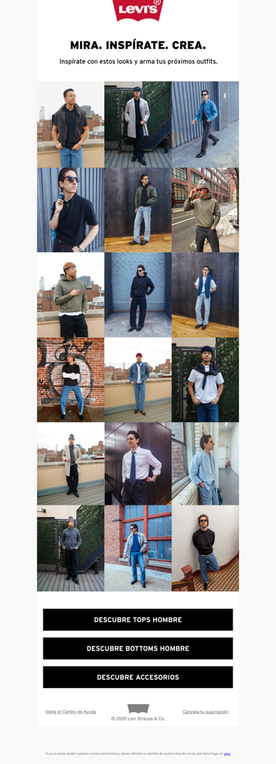 👖 Mira, inspírate y crea tu próximo look