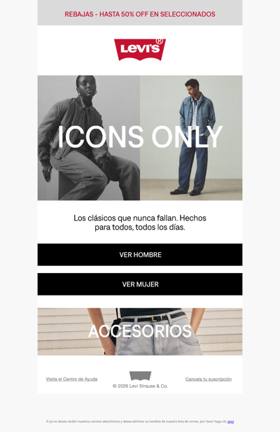Icons Only 😎 los clásicos que nunca pasan de moda