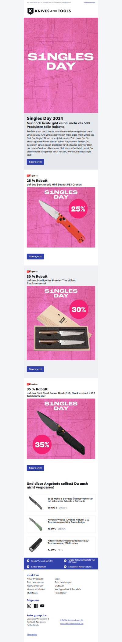 Es ist Singles Day 2024!