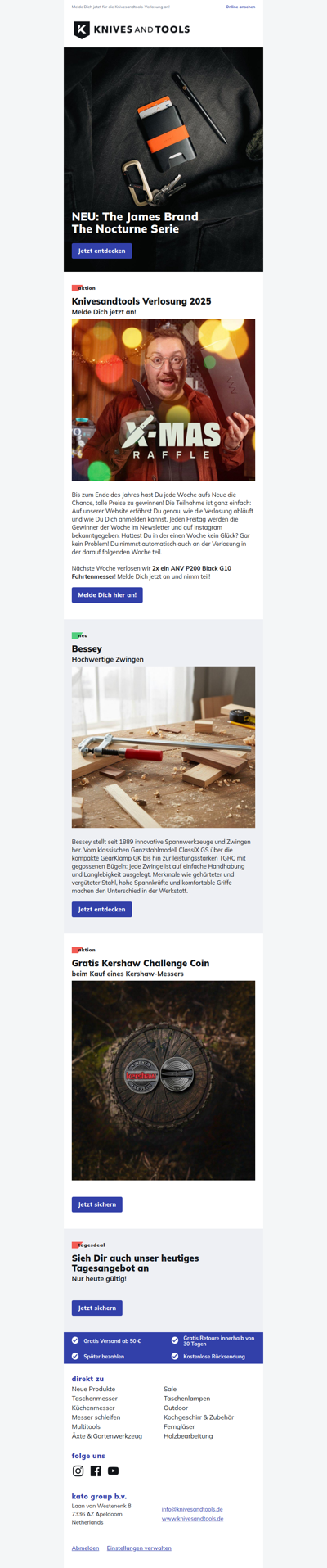 NEU: The James Brand The Nocturne Serie