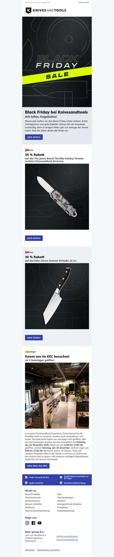 Black Friday bei Knivesandtools!
