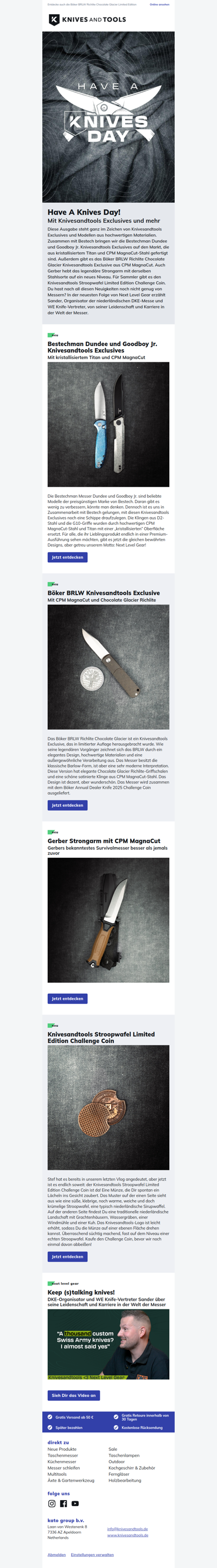 Have A Knives Day! Mit Bestechman Dundee und Goodboy Jr. Knivesandtools Exclusives