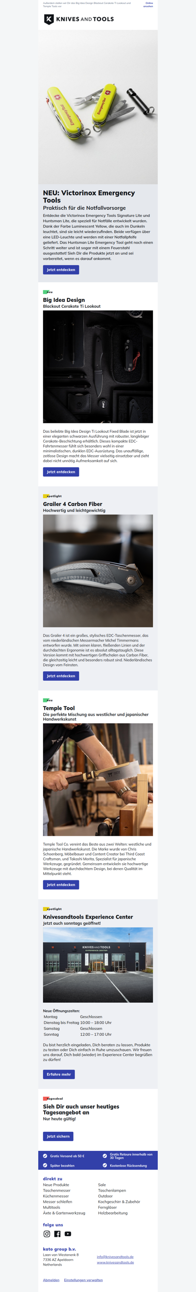 NEU: Victorinox Emergency Tools