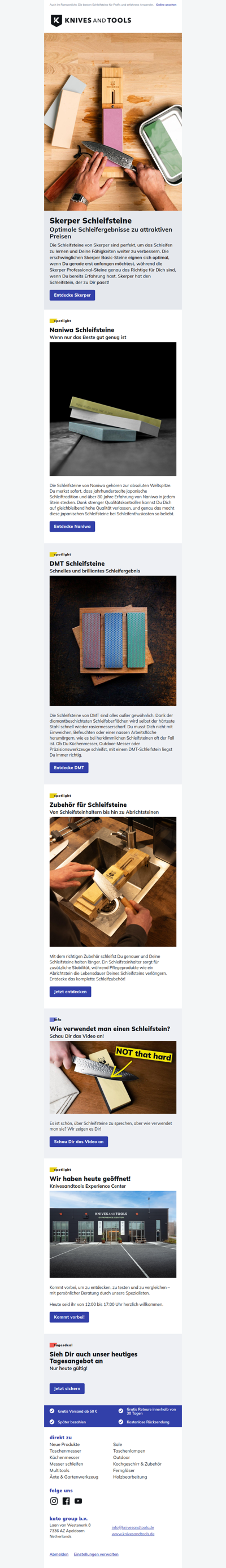 Neues Jahr, neues Hobby: Lerne das Messerschärfen mit einem Schleifstein