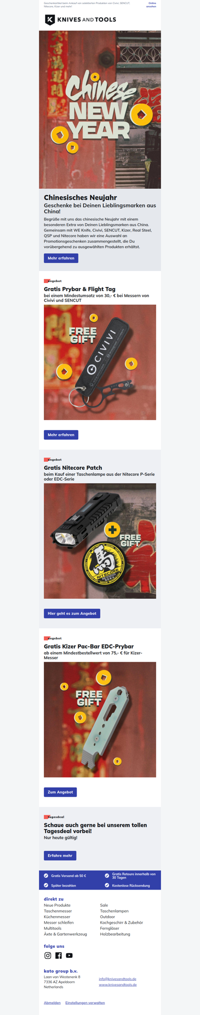 Wir feiern chinesisches Neujahr! Geschenke bei Deinen Lieblingsmarken aus China!