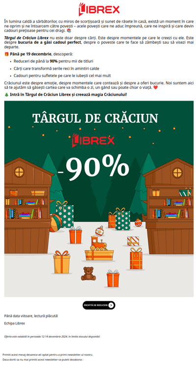 🎄 START Târgul de Crăciun Librex 🎁