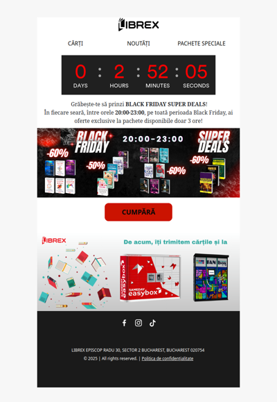 Oferte limitate ⚡️ Black Friday Super Deals 🖤