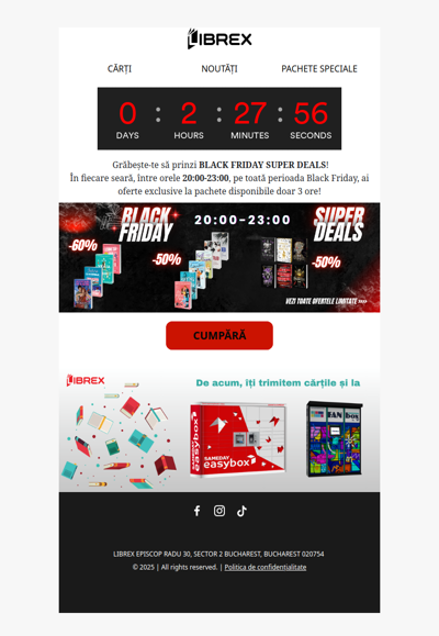 Oferte limitate ⚡️ Black Friday Super Deals 🖤